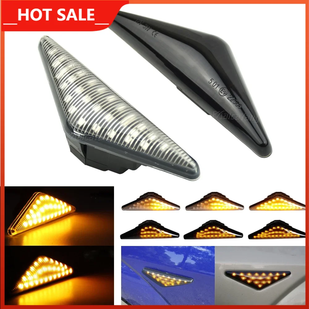 

2 pieces Led Dynamic Side Marker Turn Signal Light Sequential Blinker Light For Ford MONDEO 2000-2007 MK 3 FOCUS MK1 1998-2004