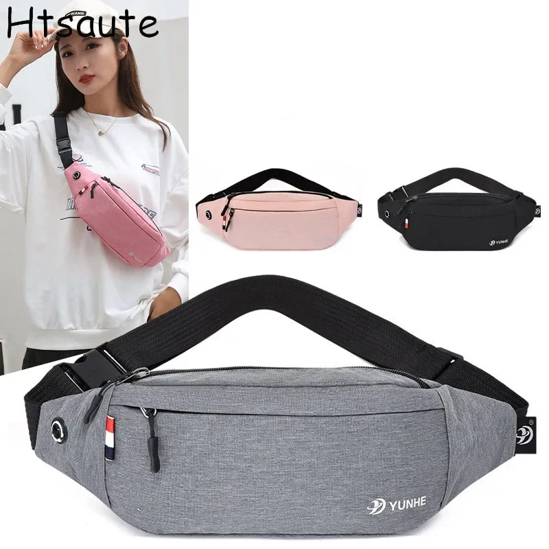 

Men Fanny Pack Teenager Outdoor Sports Running Cycling Waist Bag Pack Male Fashion Shoulder Belt Bag Travel Phone Pouch Bags