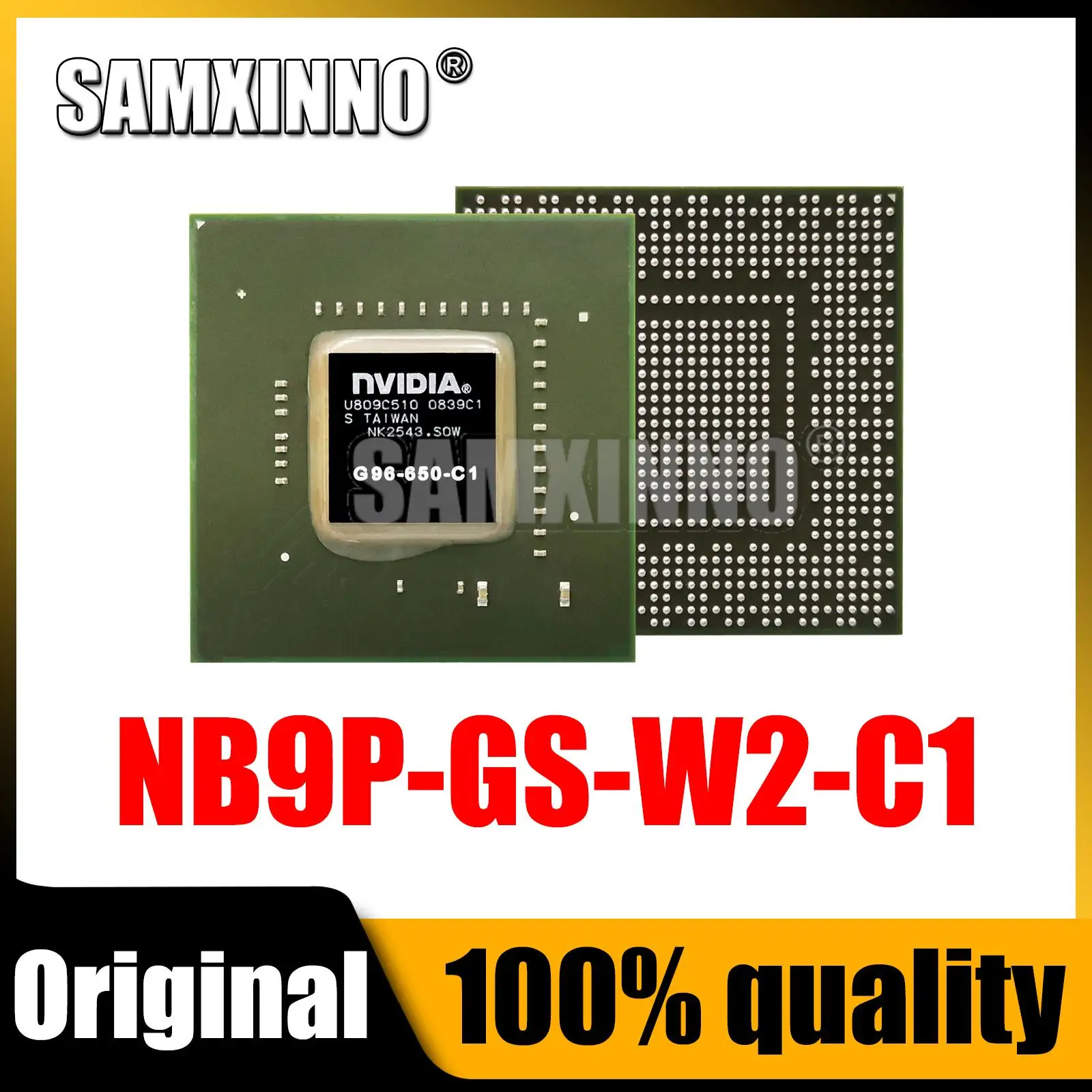 

100% тестовая фотография Φ NB9P GS W2 C1 BGA Chip