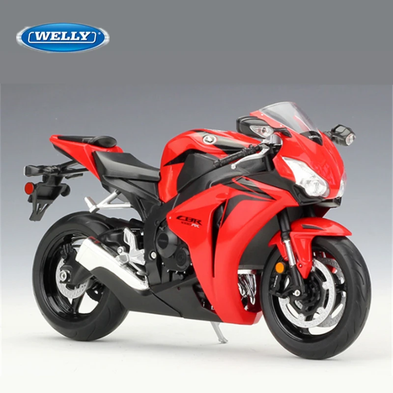 

WELLY 1:10 HONDA CBR1000RR Alloy Racing Motorcycle Model Simulation Diecast Street Motorcycle Model Collection Children Toy Gift