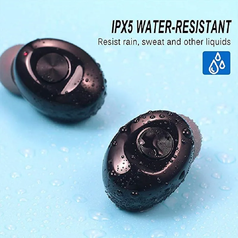 Беспроводные наушники TWS 5.0 Bluetooth мини-наушники IPX5 Водонепроницаемые спортивные 3D