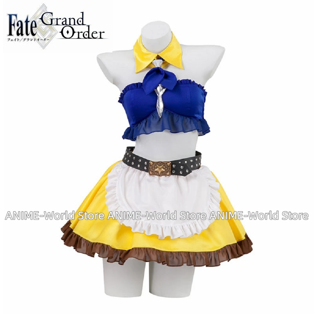 Костюм горничной из аниме Fate/Grand Order FGO Ishtar Astarte Space костюм для косплея парик на