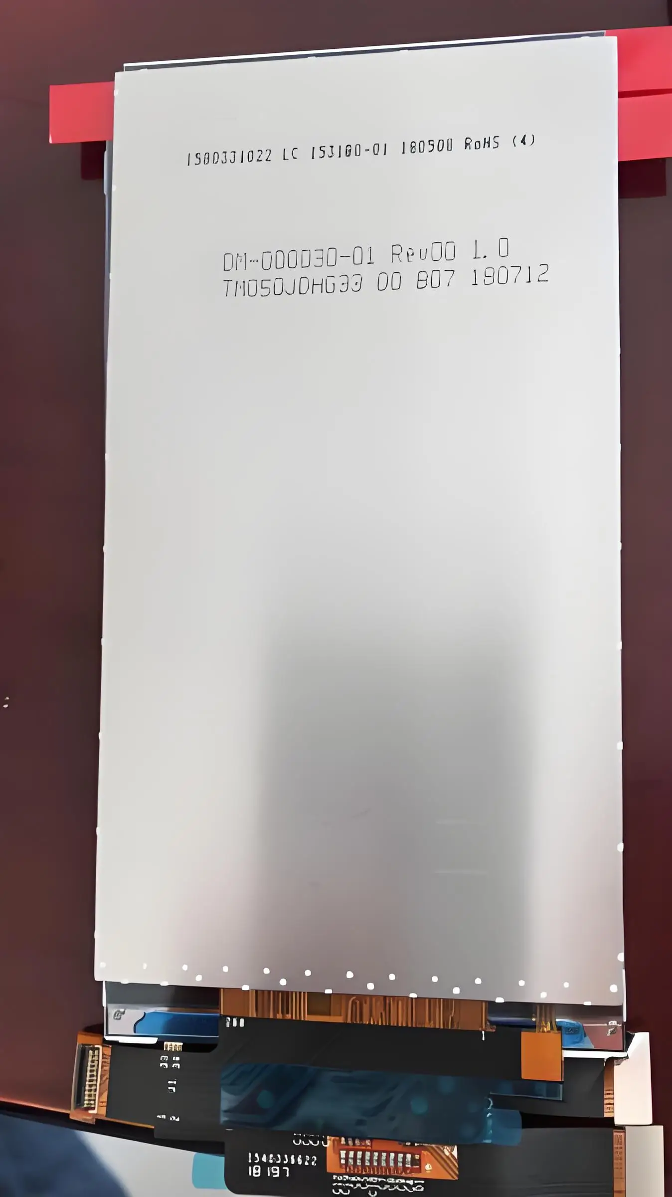 Фото TM050JDHG33-00 5,0-дюймовая ЖК-панель 720 (RGB) x 1280 — монохромный модуль дисплея для электроники и компьютерных деталей №2