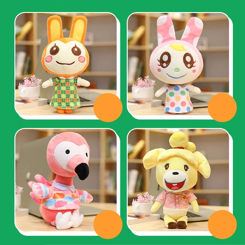 

Animals Crossings Plush Toy Cartoon Raymond Soft Marshal Judy Tasha Tom Nooks Marina Chrissy Flora Bunnie Isabelle Plush Doll