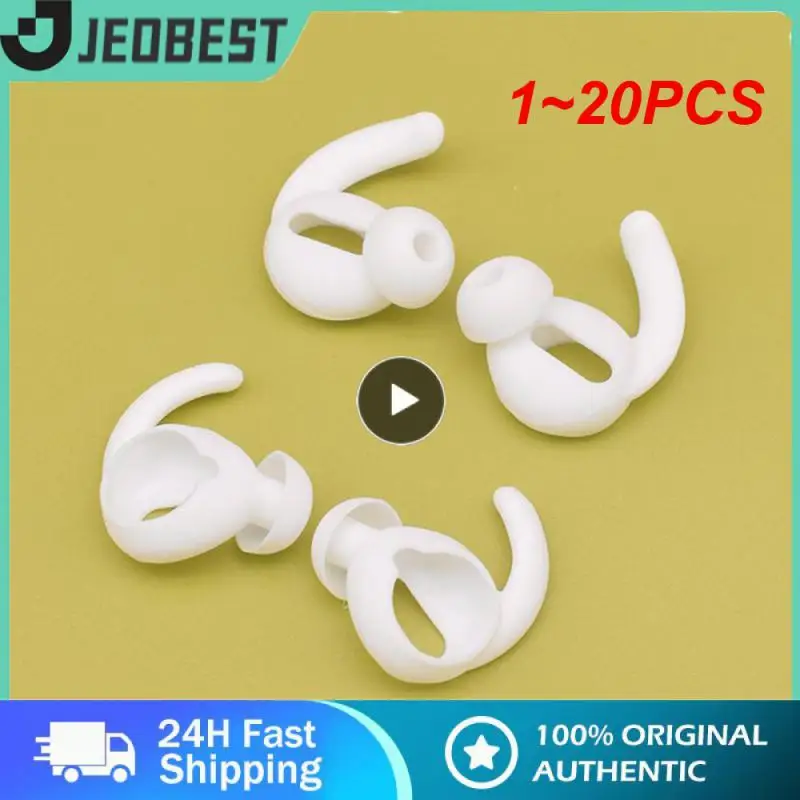 

1~20PCS Pairs Earbuds Soft Silicone Cover for Airpods Protective Sleeve In-ear Anti-slip with Earhook Tips Earphones Cap