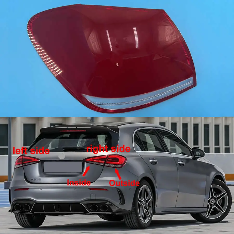 

For Benz A-Class W177 2019 2020 2021 2022 Hatchback Rear Tail Lamp Cover Signal Parking Lights Shell Replace Original Lampshade