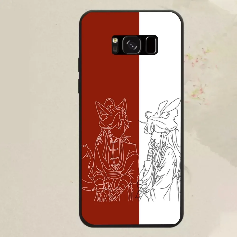 Чехол для телефона Hua Cheng Xie Llian Samsung Galaxy A52 A12 A51 S21 Edge S22 ULTRA S23 S20LITE Plus Ultra Black Cover