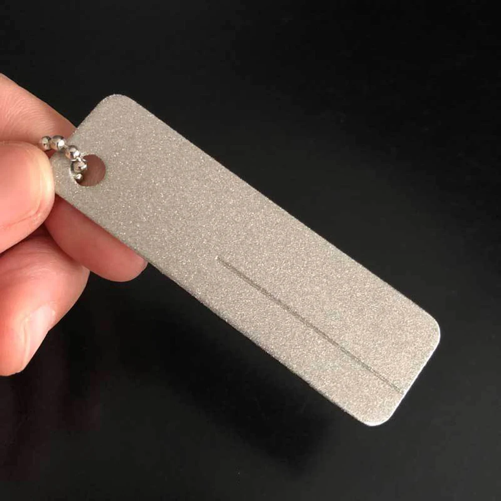 

Poratable Sharpening Stone Diamond Mini Fish Hook File Wear-resistant Hook Grinder Lightweight for Outdoor Camping Fishing Tools