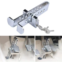 7hole auto car truck anti theft device clutch lock brake tool stainles anti lock picking safety lock tool accelerator pedal lock