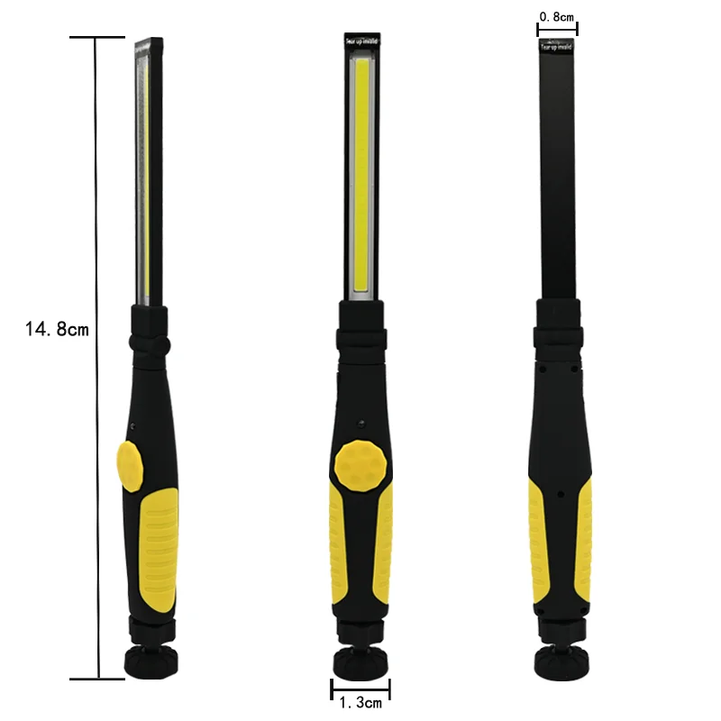 Handheld 4 Mode COB Work Light Adjustable Magnetic Inspection USB Rechargeable Torch Flashlight for Camping Hiking Working | Освещение