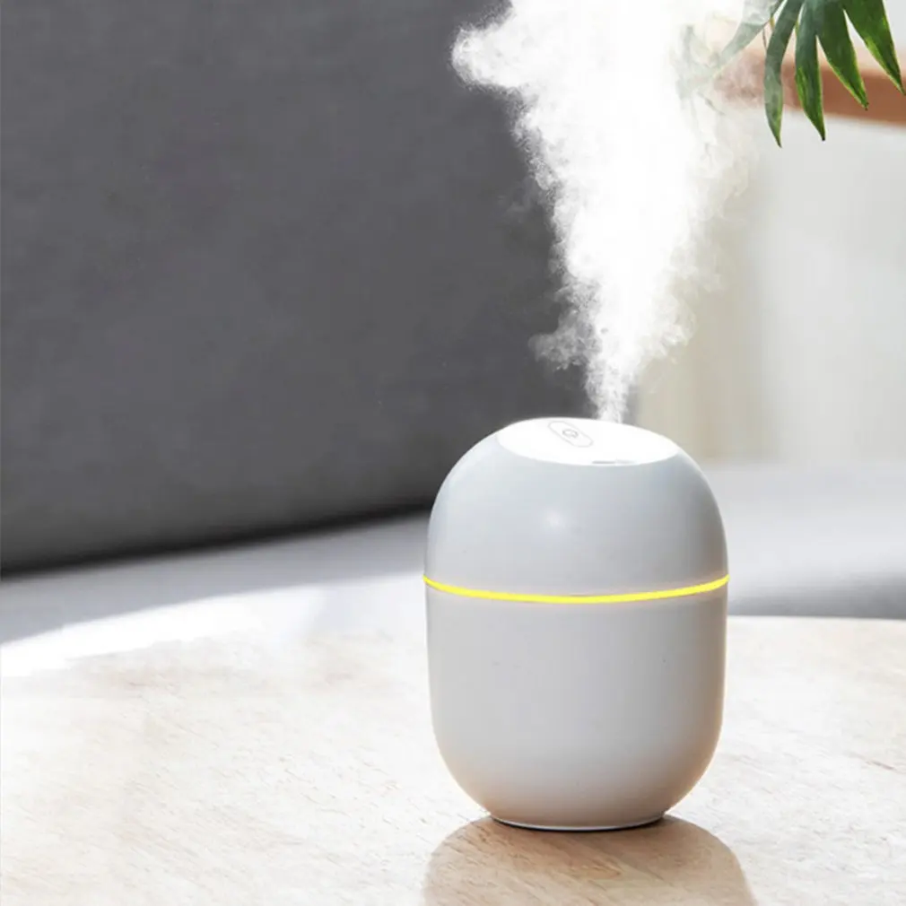 

2022 Ultrasonic Mini Air Humidifier 200ML Aroma Essential Oil Diffuser for Home Car USB Fogger Mist Maker with LED Night Lamp