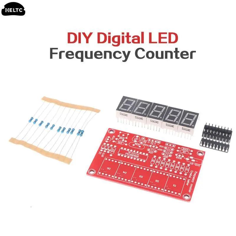 

DIY Digital LED Frequency Counter 1Hz-50MHz USB 5V Crystal Oscillator Meter Tester Kit Can Measure Frequency Of 1 Hz To 50 MHz