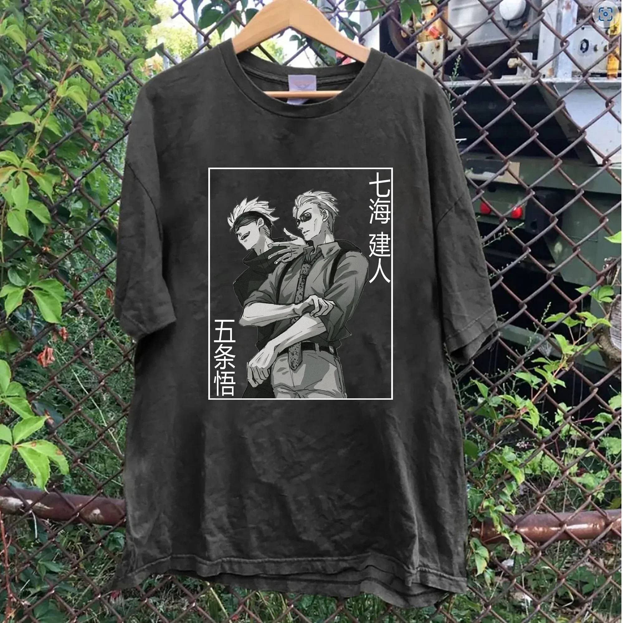 Аниме футболка Kento Nanami Itadori Gojo SweaT для него с длинными или короткими рукавами