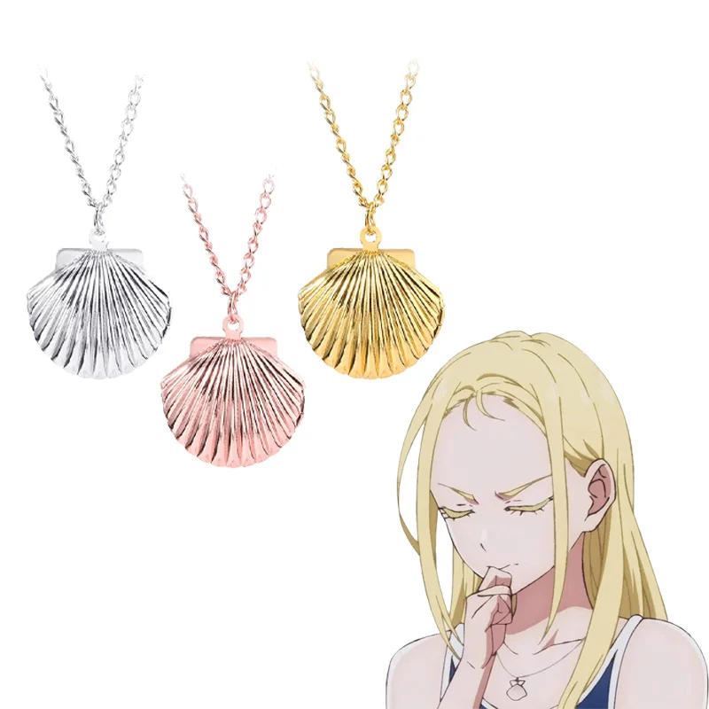 

Summer Time Rendering Necklace Cute Ushio Kofune Figure Shell Pendant Anime Necklace for Women Girl Jewelry Accessories