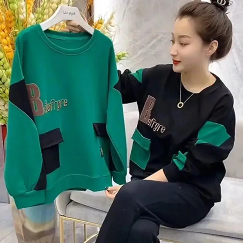 

Woman Sweatshirts Female Print Top Basic O-neck Long Sleeve Casual New Fashion Pullovers Autumn Ladies Hoodie Sweatshirts G58