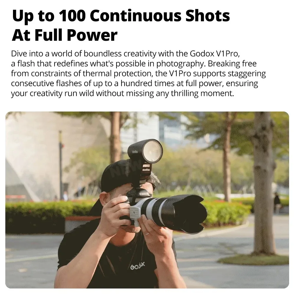 Беспроводная вспышка Godox V1 Pro V1Pro TTL для камеры