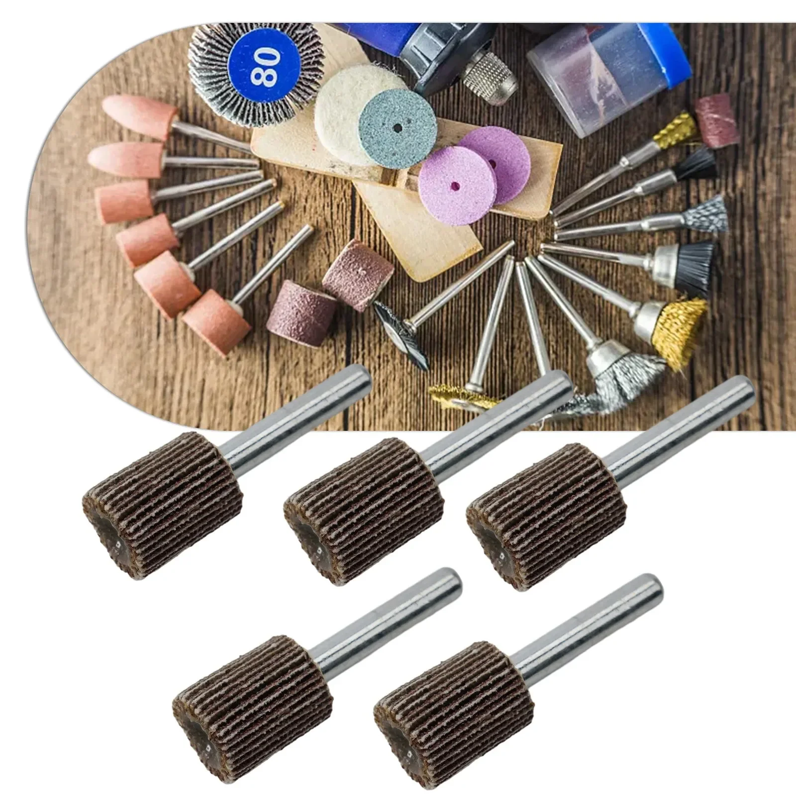 5 шт..16-40 мм 80 грит шлифовальный лепестковый диск абразивный круг наждачная бумага