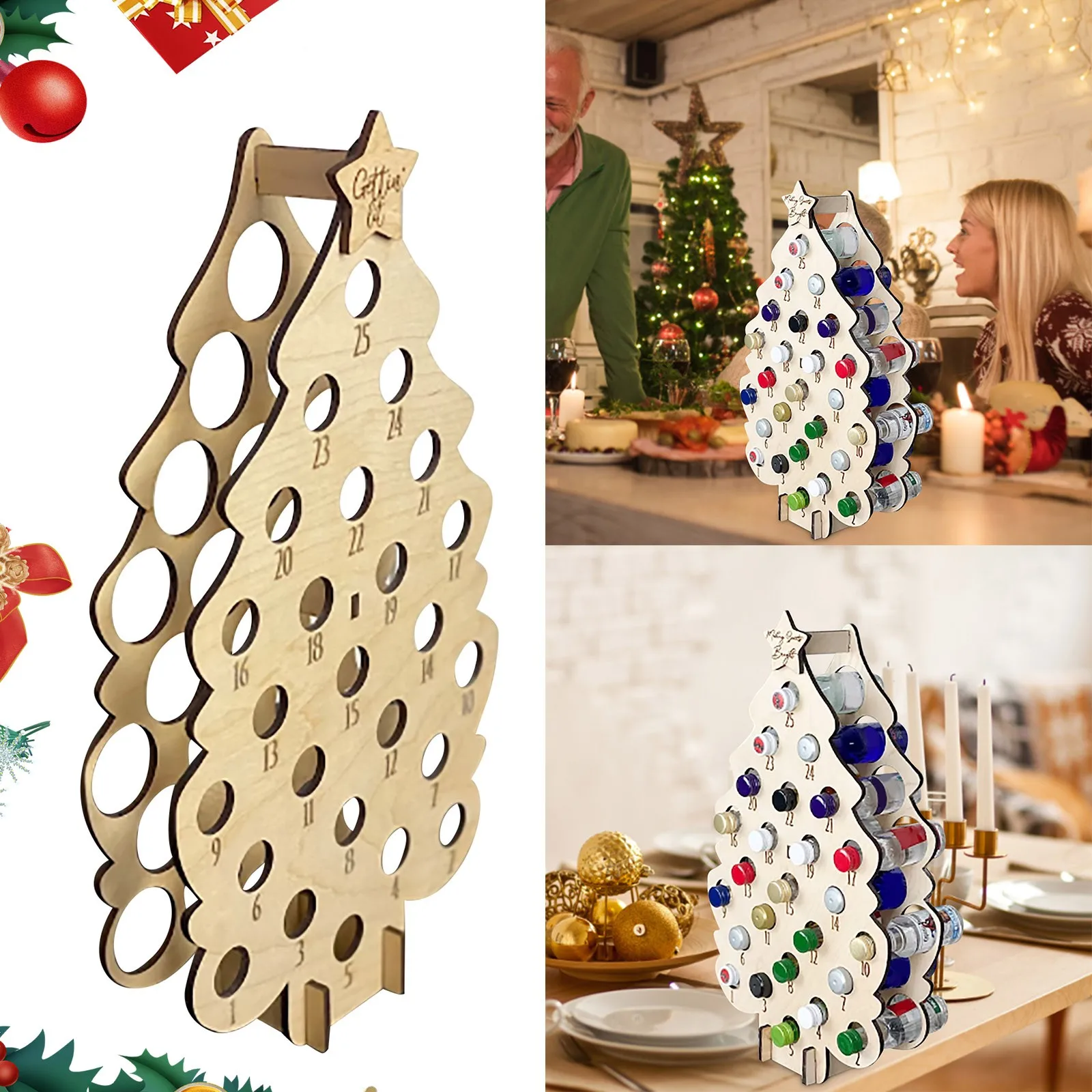 

Wooden Wine Rack Independent Wine Rack Workbench Desktop Wine Bottle Rack Cabinet Wine Cellar Storeroom Shelf Family Kitchen Bar