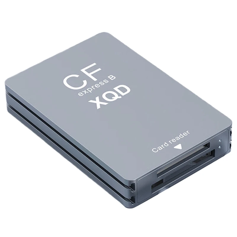 Фото Устройство чтения карт памяти CFexpress типа B/XQD/SD 3 в 1, устройство чтения карт памяти USB 3.2 (10 Гбит/с с двумя слотами для серии G/M, A86Z №1