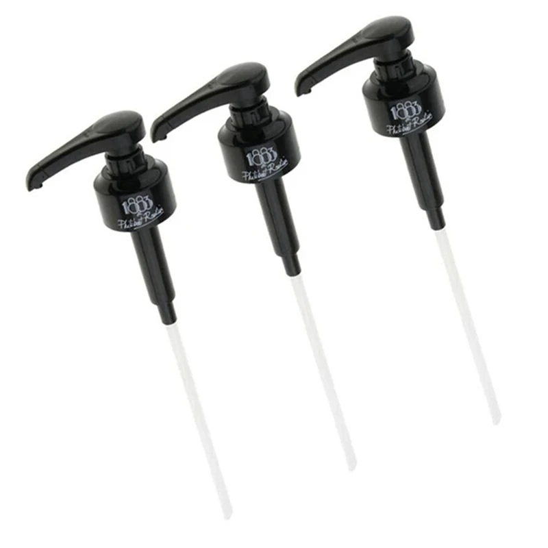 

AD-8Pack Black 8Ml Syrup Pumps Dispenser Pump Great For Monin Coffee Syrups Snow Cones Flavorings & More