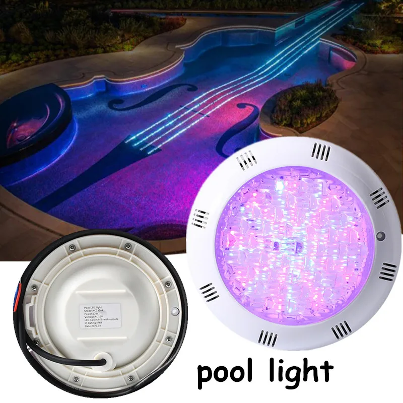 12v 24v 6w 9w 12w 18w Swimming Pool Light Underwater Pool Accessories Ip68 Waterproof Led Lights Rgb Water Fountain Light Pond