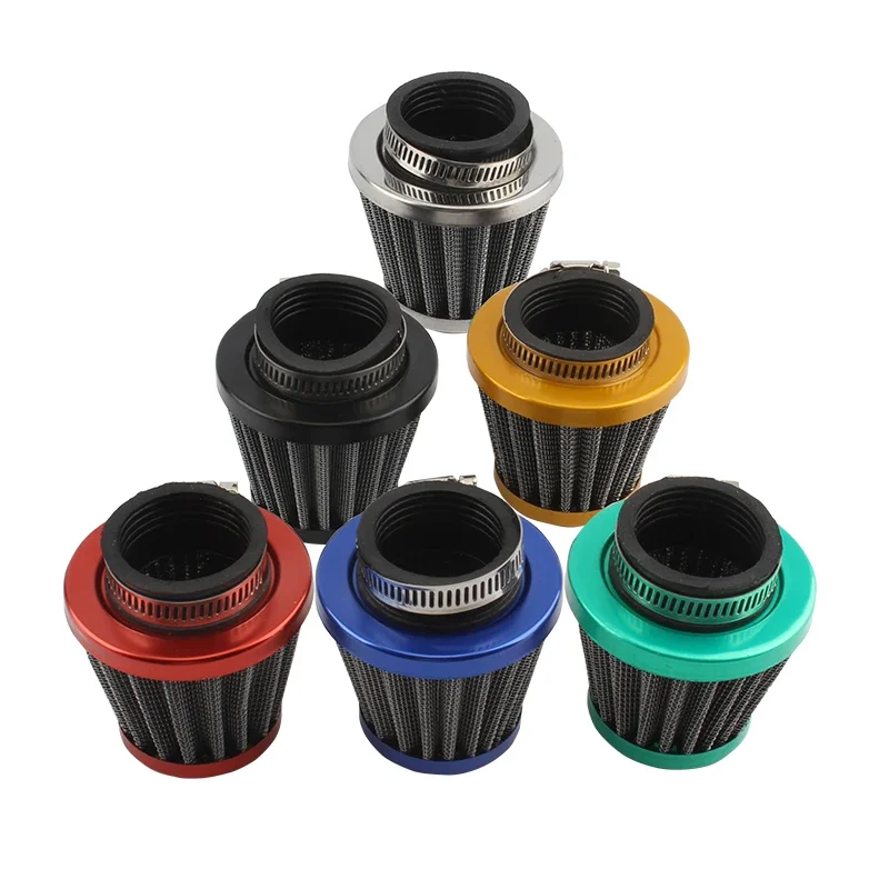 Универсальный воздушный фильтр для мотоциклов PowerMotor мощный металл + резиновый