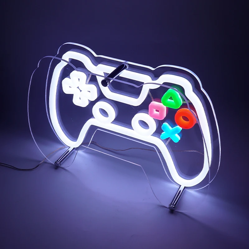 

Custom PS4 Gaming LED Neon Sign Night Light Table Lamp Game Room Neon Lamp Wall Decoration for Club Bar Home Party Birthday Gift