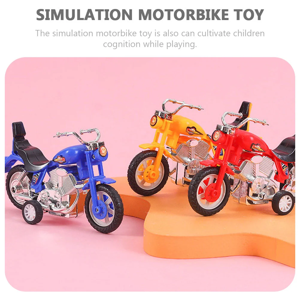 4 шт. инерционный пластиковый мотоцикл с откатным механизмом детская игрушка