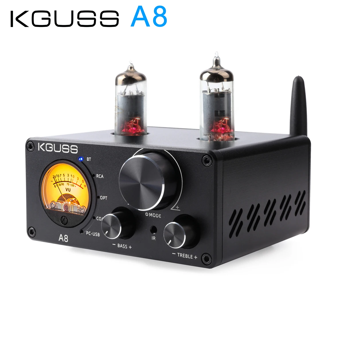 

KGUSS A8 TPA3221 USB Bluetooth 5,0 ламповый усилитель 2*100 Вт