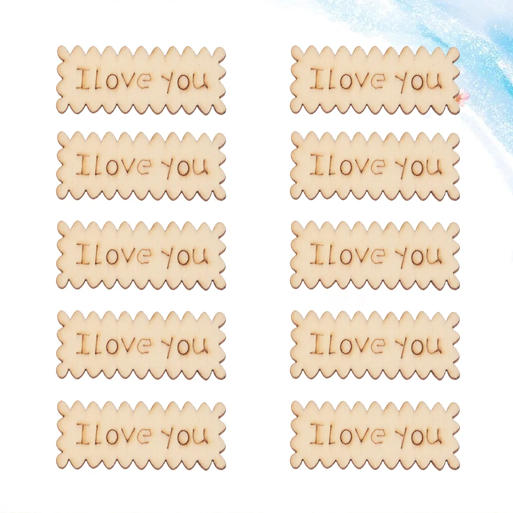 

Wood Wooden Wedding Love Cutout Christmas Craft I Tag Ornament Pieces Table Centerpiece Unfinished Embellishment You Block