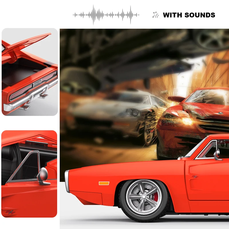 Новая модель автомобиля Dodge Charger R/T на радиоуправлении, масштаб 1:16, игрушка-машина контролируемая с помощью пульта для детей и взрослых от Rastar.