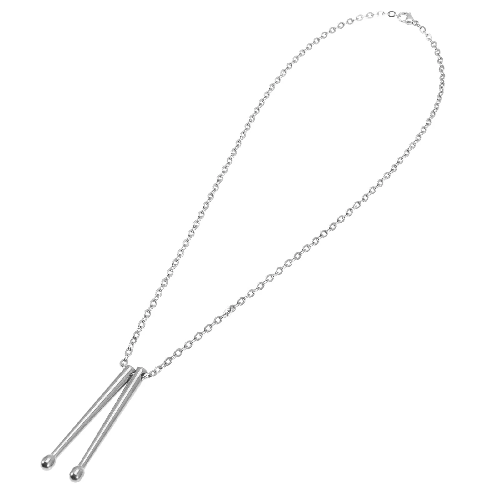 

Percussion Drumstick Design Neck Jewelry Valentine Necklace Creative Decor Pendant