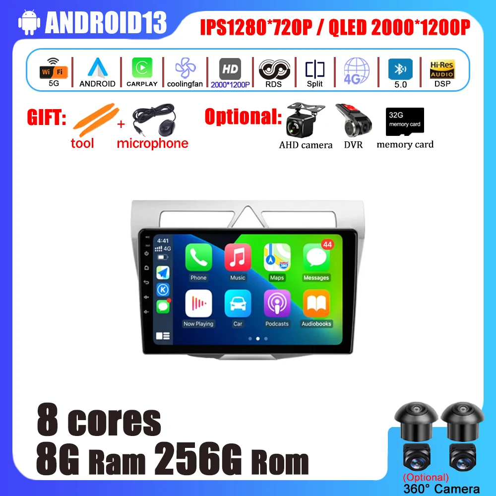 

Android 13 Accesorios Para Auto For Kia Morning picanto 2007 - 2011 Radio Carplay 4G WIFI Car Multimedia GPS Navigation