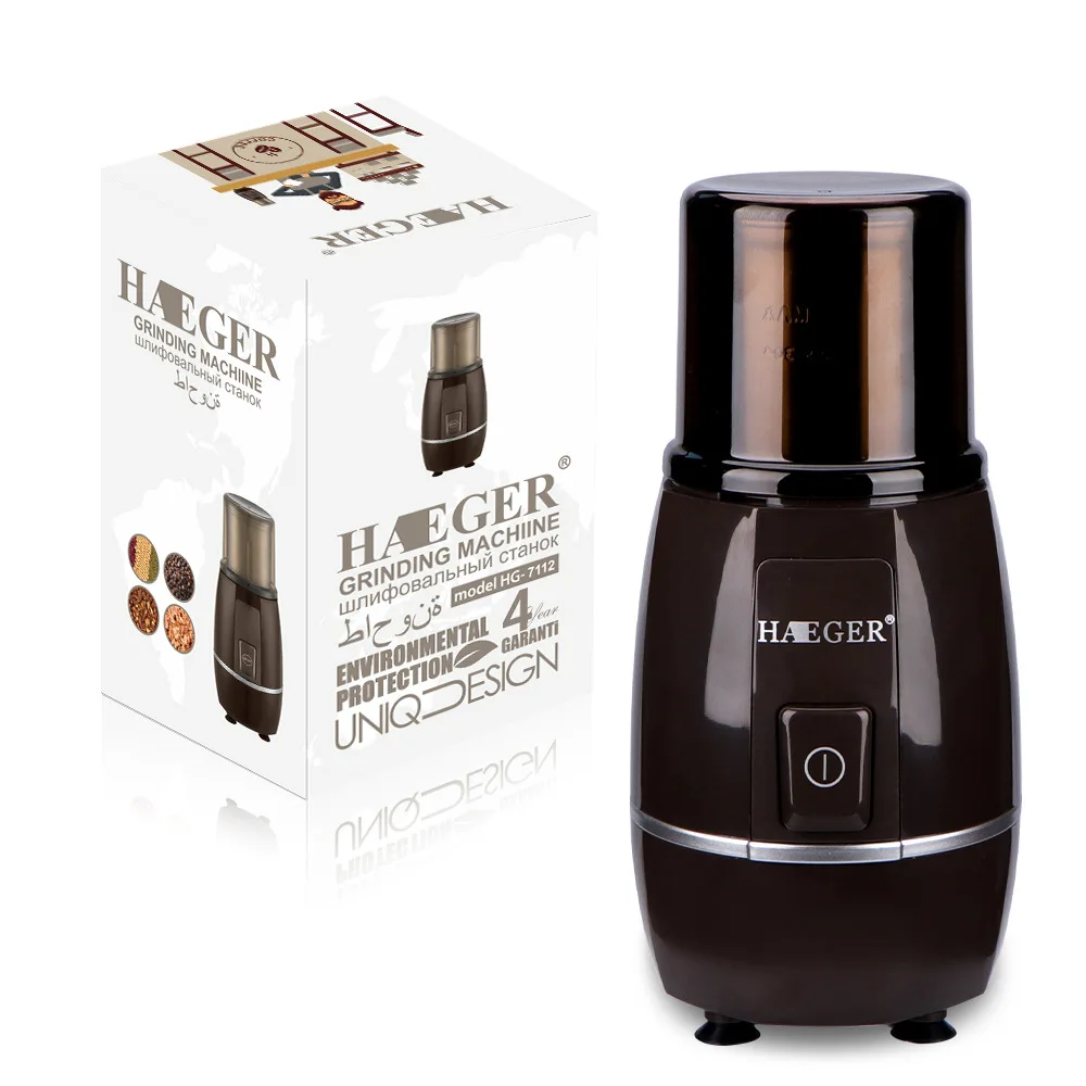 

Кофемолка электрическая тихая, измельчитель из нержавеющей стали для специй, трав, орехов, зерен, злаков