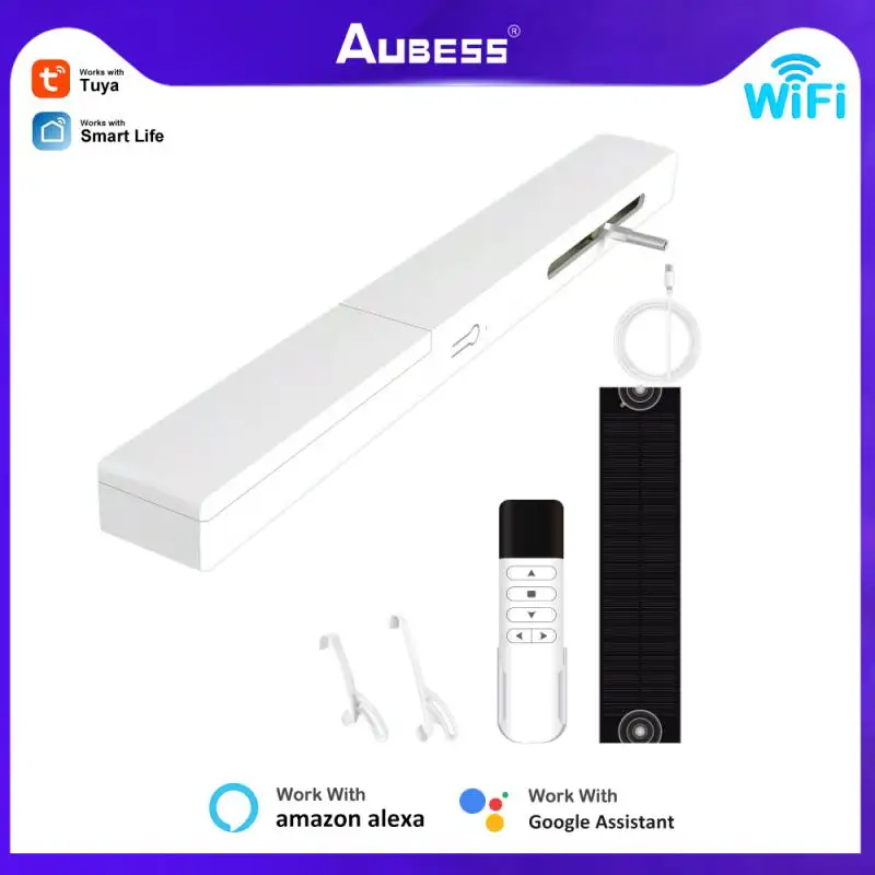 Tuya Bluetooth умные регулируемые жалюзи мотор USB зарядка плантация окно Smart Life Alexa Google