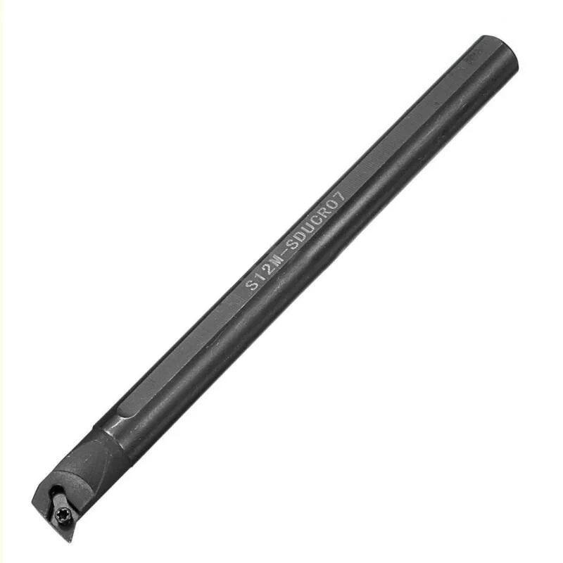 

Stainless Steel Turning Tool Holder S12M-SDUCR07 +Wrench+Insert External Lathe