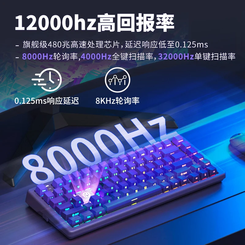 HEXGEARS C2 игровая клавиатура с магнитным валом 83 клавиши индивидуальные проводная