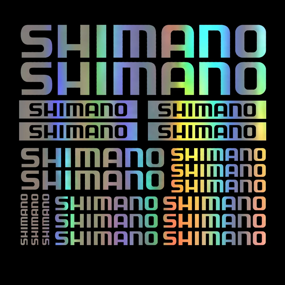 

Модные велосипедные наклейки, совместимые с Shimano, виниловые наклейки, наклейки, лист, велосипедная Рама, велосипедный велосипед