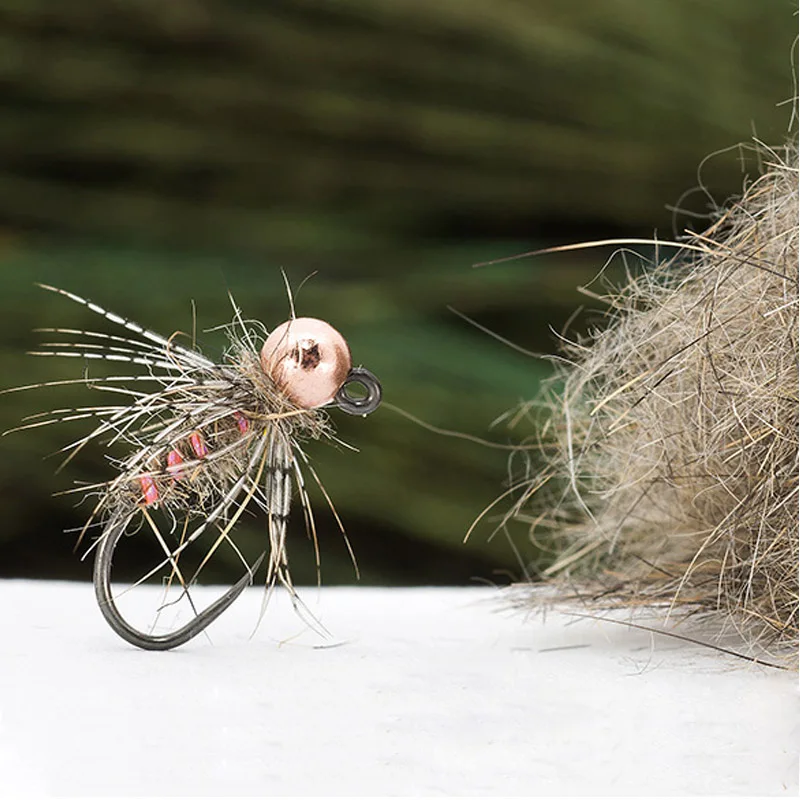 CONTEMPLATOR 2g/bag Fly Tying Hare’s Mask Dubbing Mottled Spiky Buggy Hair Mixed Rabbit Creat Creepy-crawly Bugs - купить по