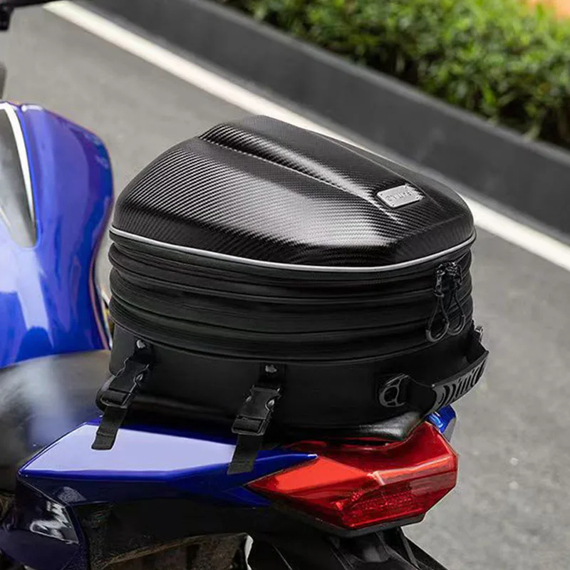 

Мотоциклетная сумка большой емкости водонепроницаемая сумка на заднее сиденье, сумка для шлема, Жесткий Чехол для мотоцикла, сумка для задн...