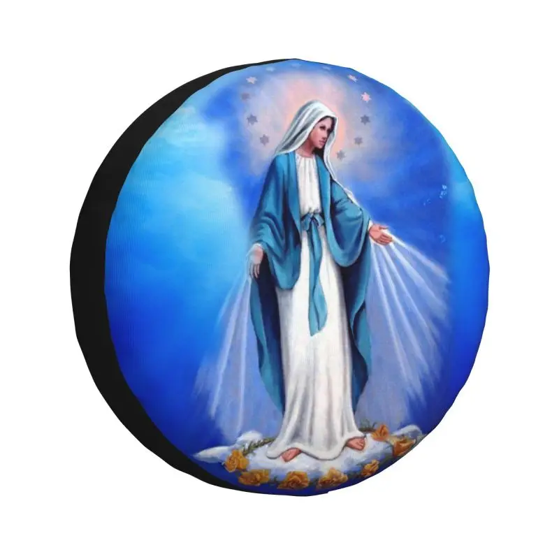 Изготовленный на заказ чехол для колеса католической Девы Марии 4WD 4x4 защита