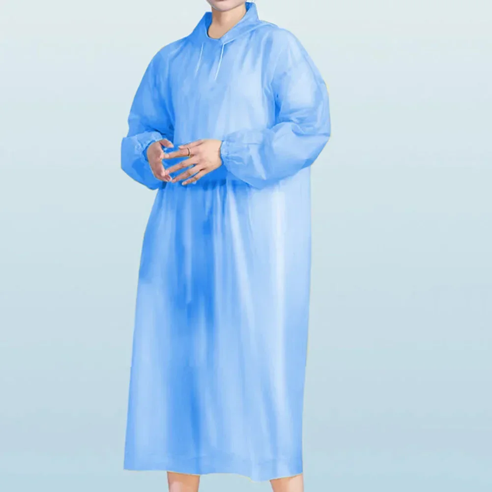 Походный плащ уличная дождевик регулируемый капюшон на шнурке для кемпинга