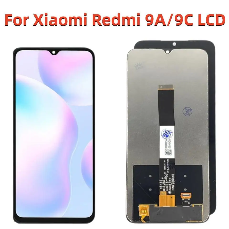 

6.53" Original For Xiaomi Redmi 9A LCD M2006C3LG Touch Screen Replacement Parts For Redmi 9C LCD M2006C3MG Display With Frame