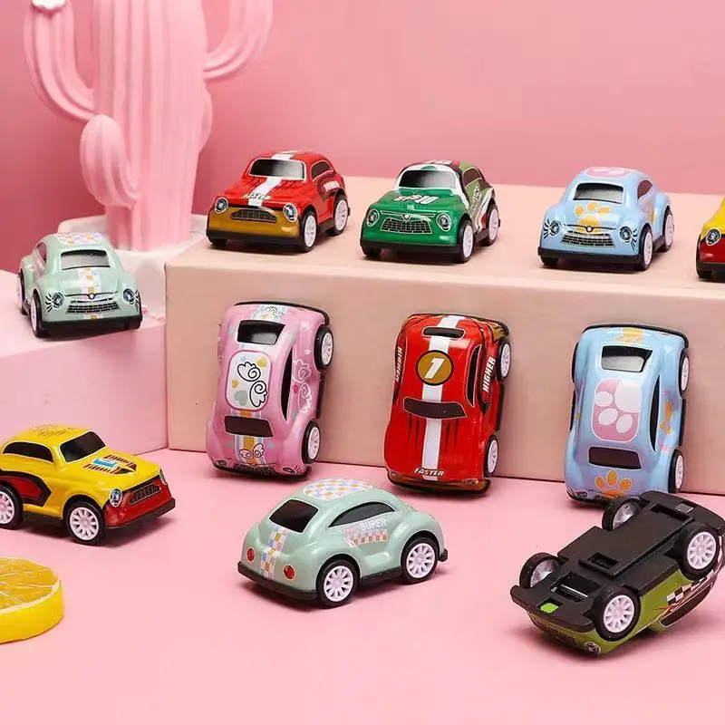 

Alloy Anime The Little Bus Mini Metal Pull Back Tayo Car Set Engineering Vehicle Model for Kids Boy Gift