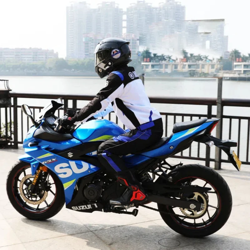 Всесезонный мотоциклетный велосипедный костюм мужской гоночный Противоударная