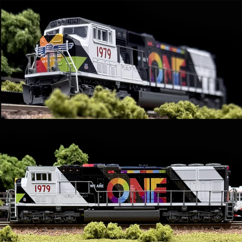 Модель поезда KATO 1/150 N, модель 176-1979 EMD SD70M, дизельная модель автомобиля, игрушка