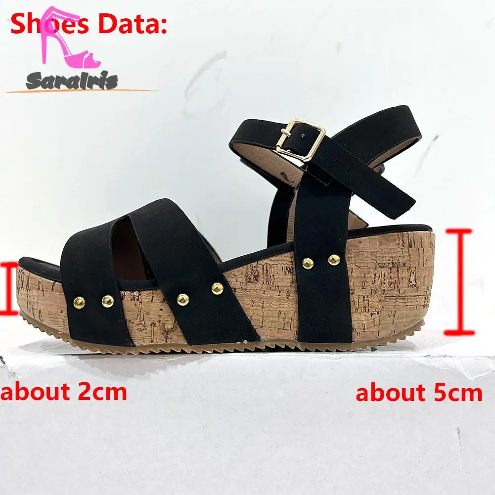 Summer Hot Fashion Roman Women's Sandals 2023 Wedge Heels Ankle Sandals Simply Casual Comfort Walking Laies Crossbelt Shoes