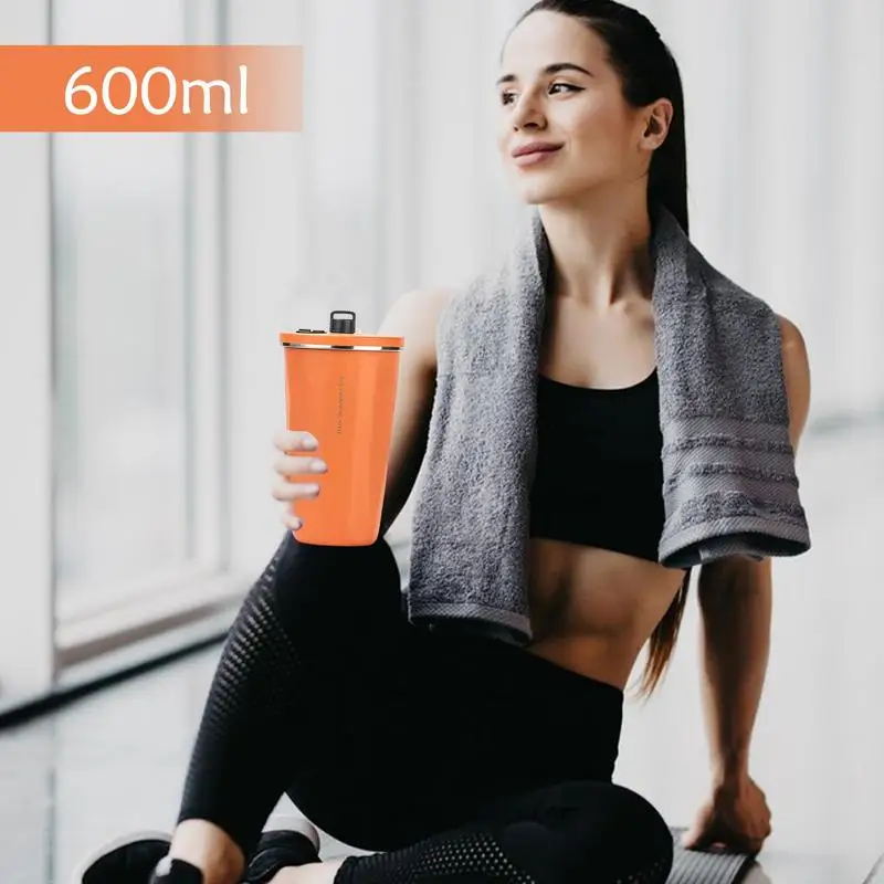 Modern Simple Water Bottle Stainless Steel Leak Proof Drink Cup Irregular Shape Drinkware Portable Outdoor Travel Water Bottle