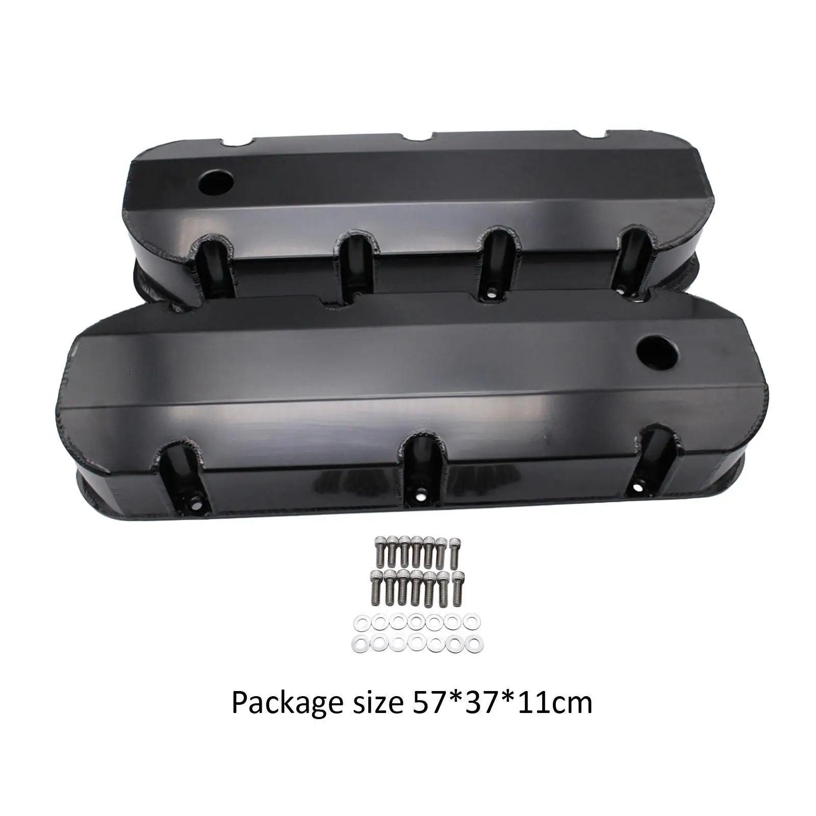 Черные фабричные высокие крышки клапанов для Chevy Bbc 396 427 454 502