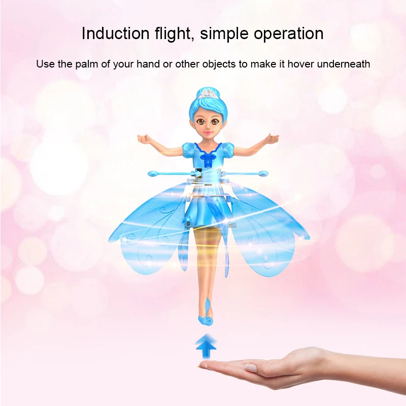 

Creative Little Fairy Gesture Induction Levitation Flying Toy Smart Levitation Plane Children's Interactive Toy